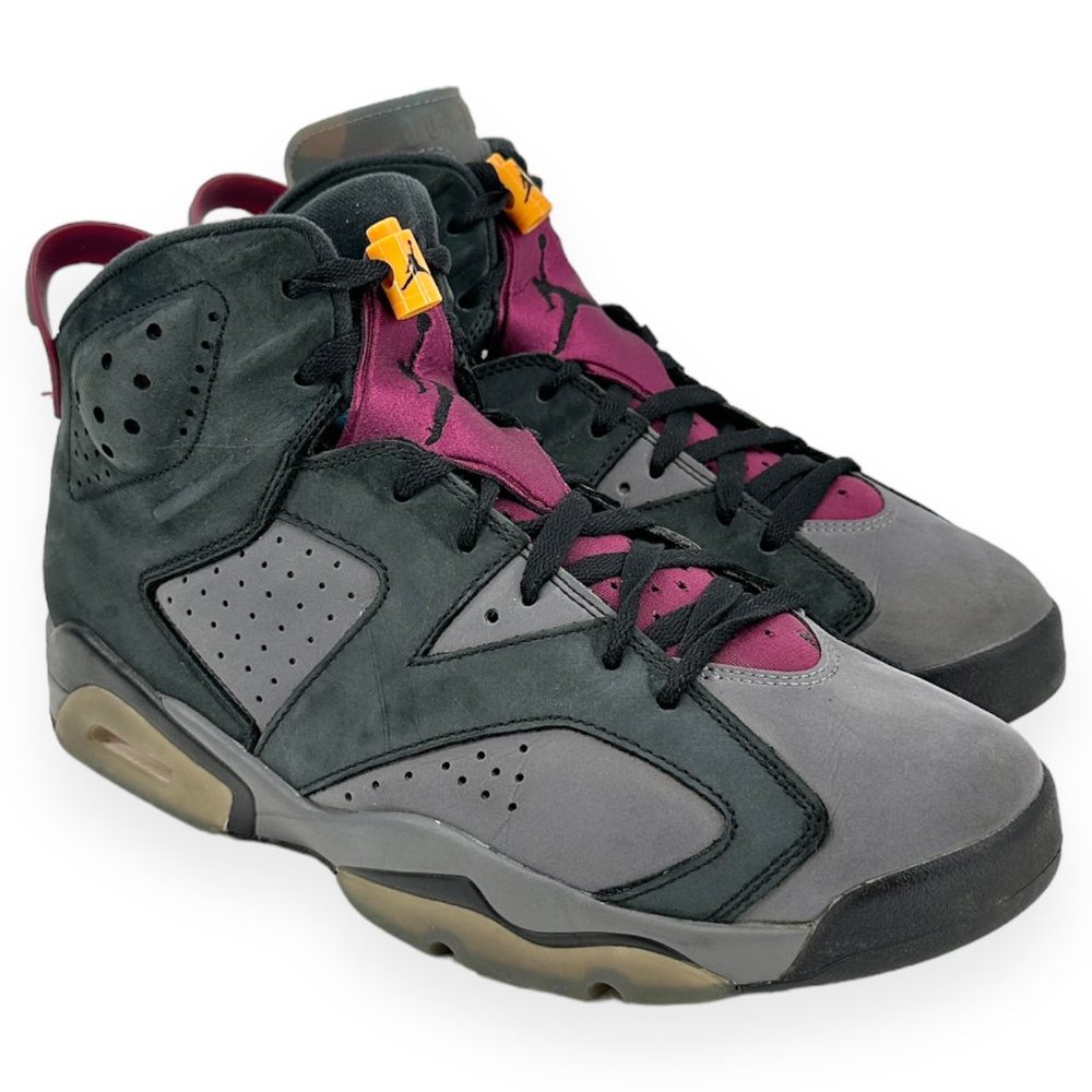 [sold] Air Jordan 6 Retro Bordeaux Hi Top Sneakers In Original Box - Picture 2 of 12